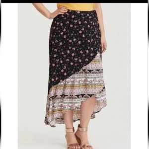 Torrid maxi wrap skirt